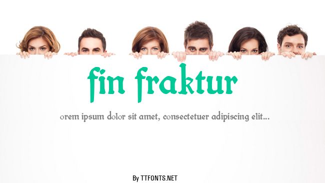 fin fraktur example